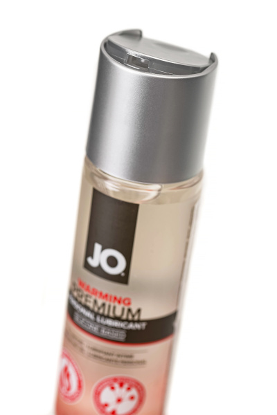 Классический лубрикант на силиконовой основе JO Premium WARMING, разогревающий, 60 мл