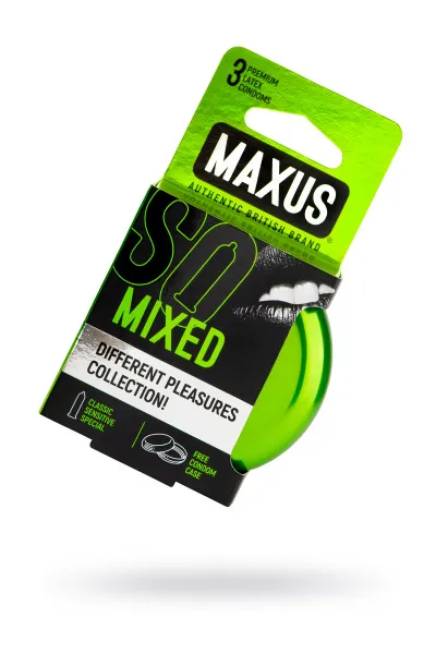 Презервативы Maxus №3,набор в железном кейсе